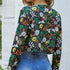 Floral Short Long Sleeves Jacket - JEXIE