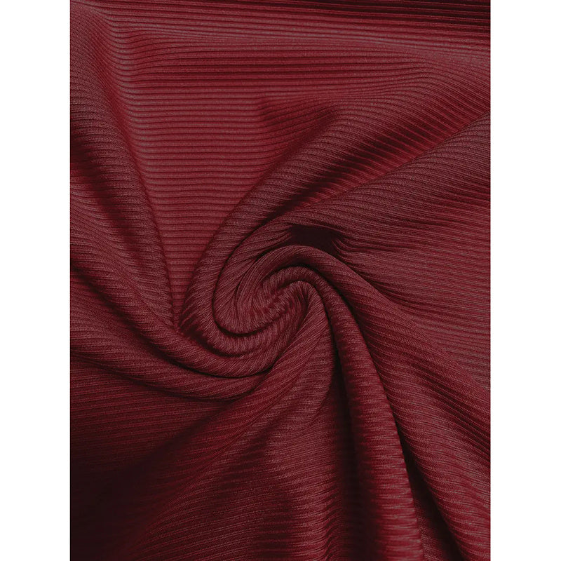 Ribbed Knit Scoop Neck Top - JEXIE