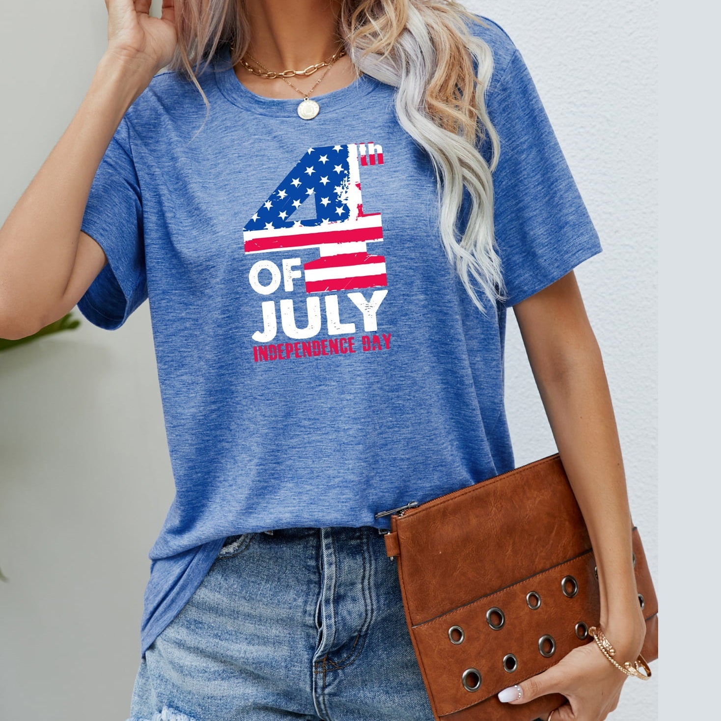 4th Of July Casual T-shirt - JEXIE