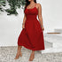 Retro Artistic Strap Elegant Seaside Holiday Dress