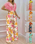 Floral Color Suit Set - JEXIE