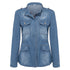 Frontal Pockets Denim Jacket - JEXIE