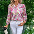 Colorful Paisley Pattern Blouse - JEXIE