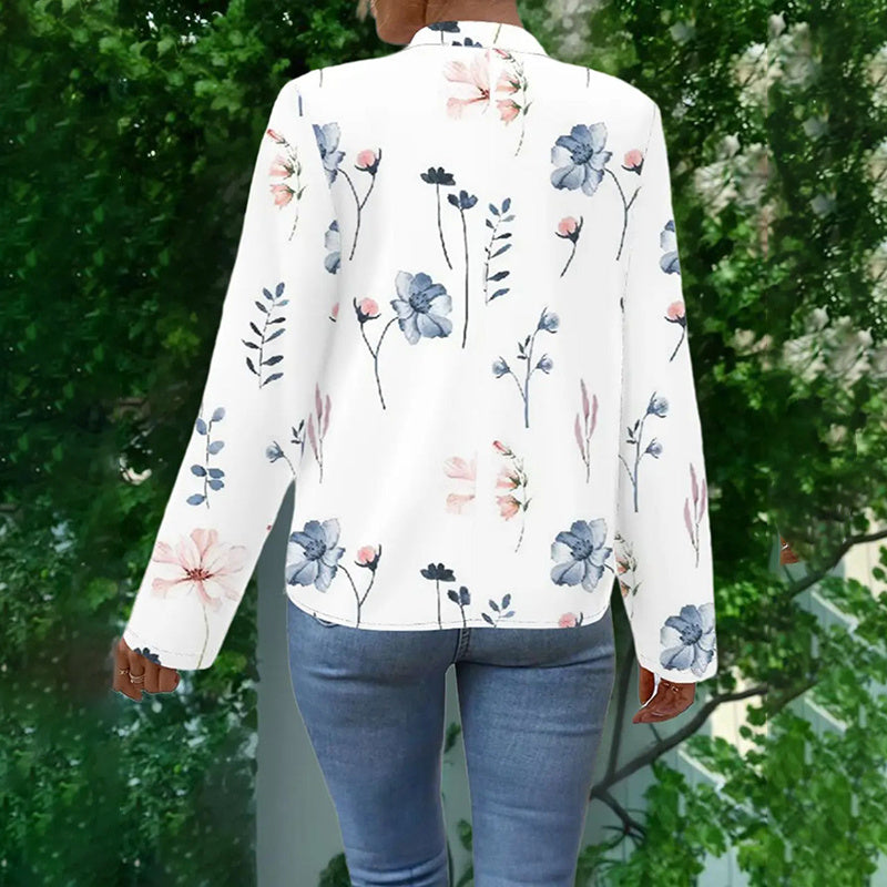 Colorful Paisley Pattern Blouse - JEXIE