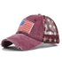 American Embroidered Flag Baseball Hat - JEXIE