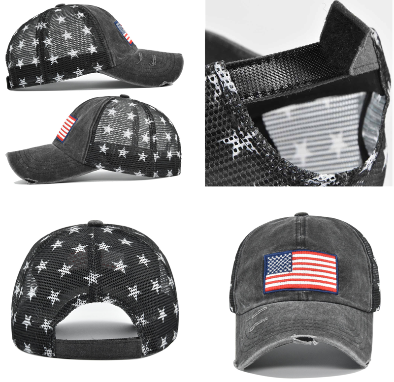 USA Embroidered Baseball Hat - JEXIE