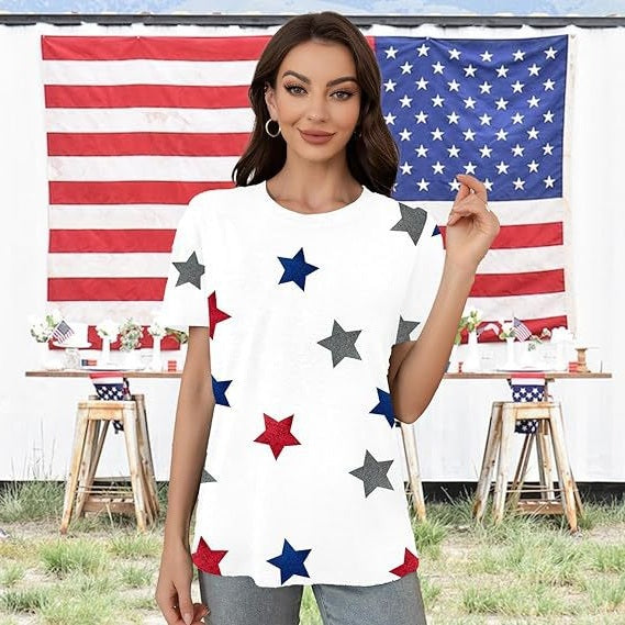 American Stars Women T-shirt - JEXIE