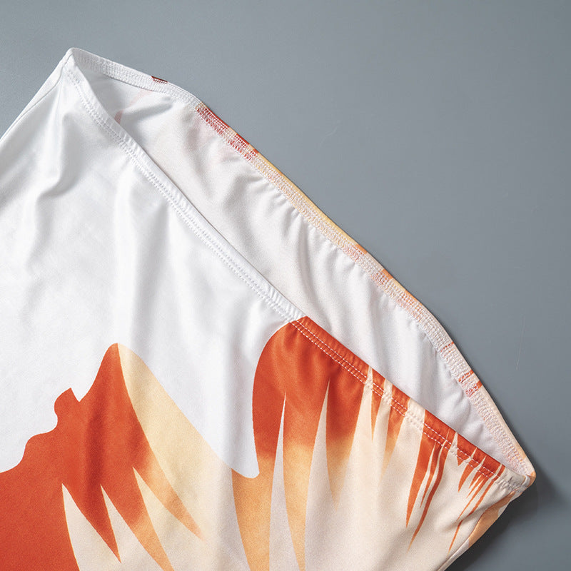 Basic Floral Tube Dress - JEXIE