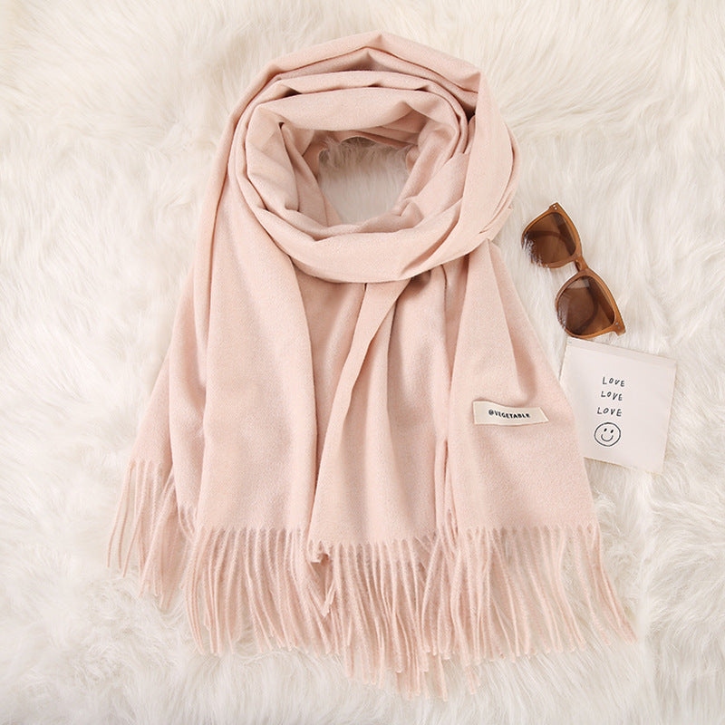 Light Cashmere Double-sided Scarf - JEXIE
