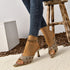 Vintage Pattern Pointed-toe Heels - JEXIE
