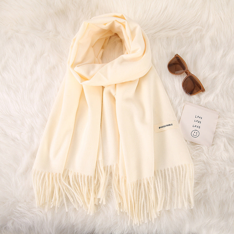Light Cashmere Double-sided Scarf - JEXIE