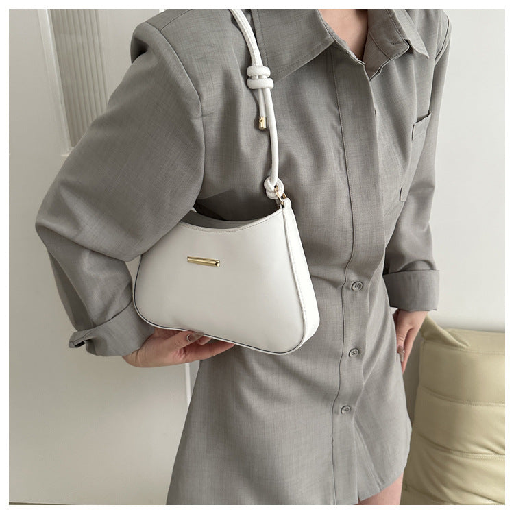 Top Handle Sides Knots Small Bag - JEXIE