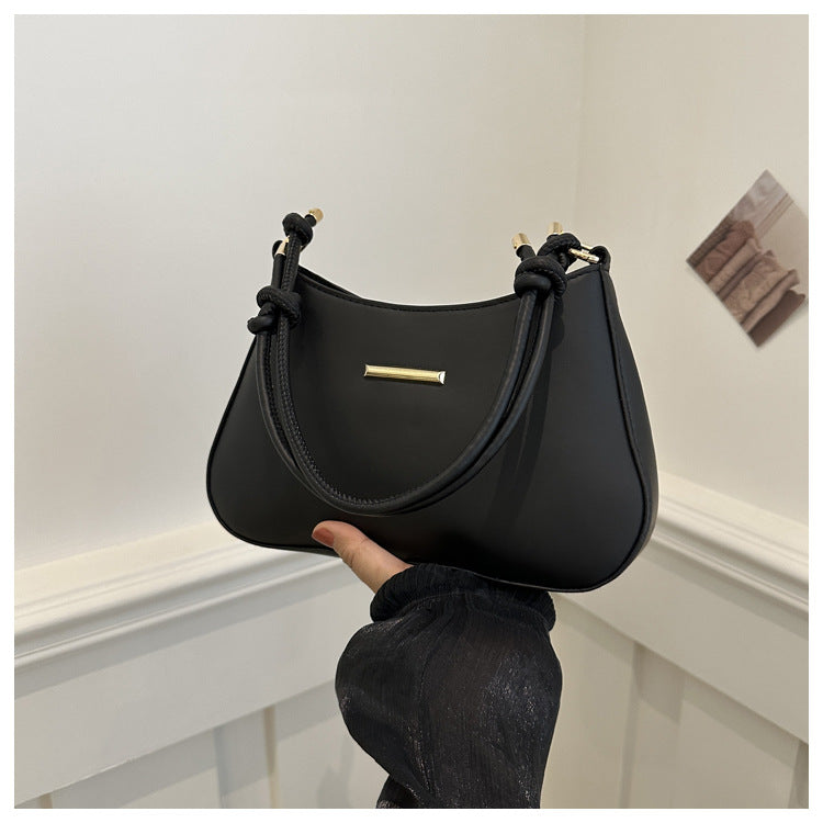 Top Handle Sides Knots Small Bag - JEXIE