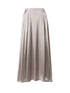 Satin Flares Long Skirt - JEXIE