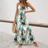 Boho Maxi Dress Colorful Sundress - JEXIE