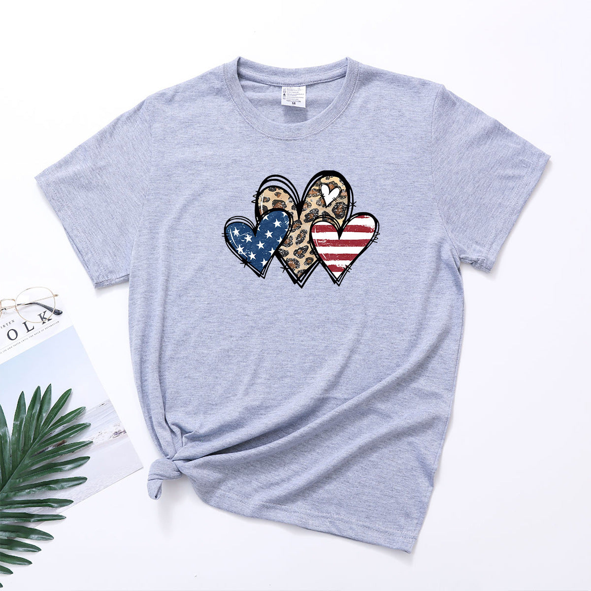 Leopard Prints American Day T-Shirt - JEXIE