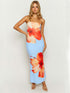 Basic Floral Tube Dress - JEXIE