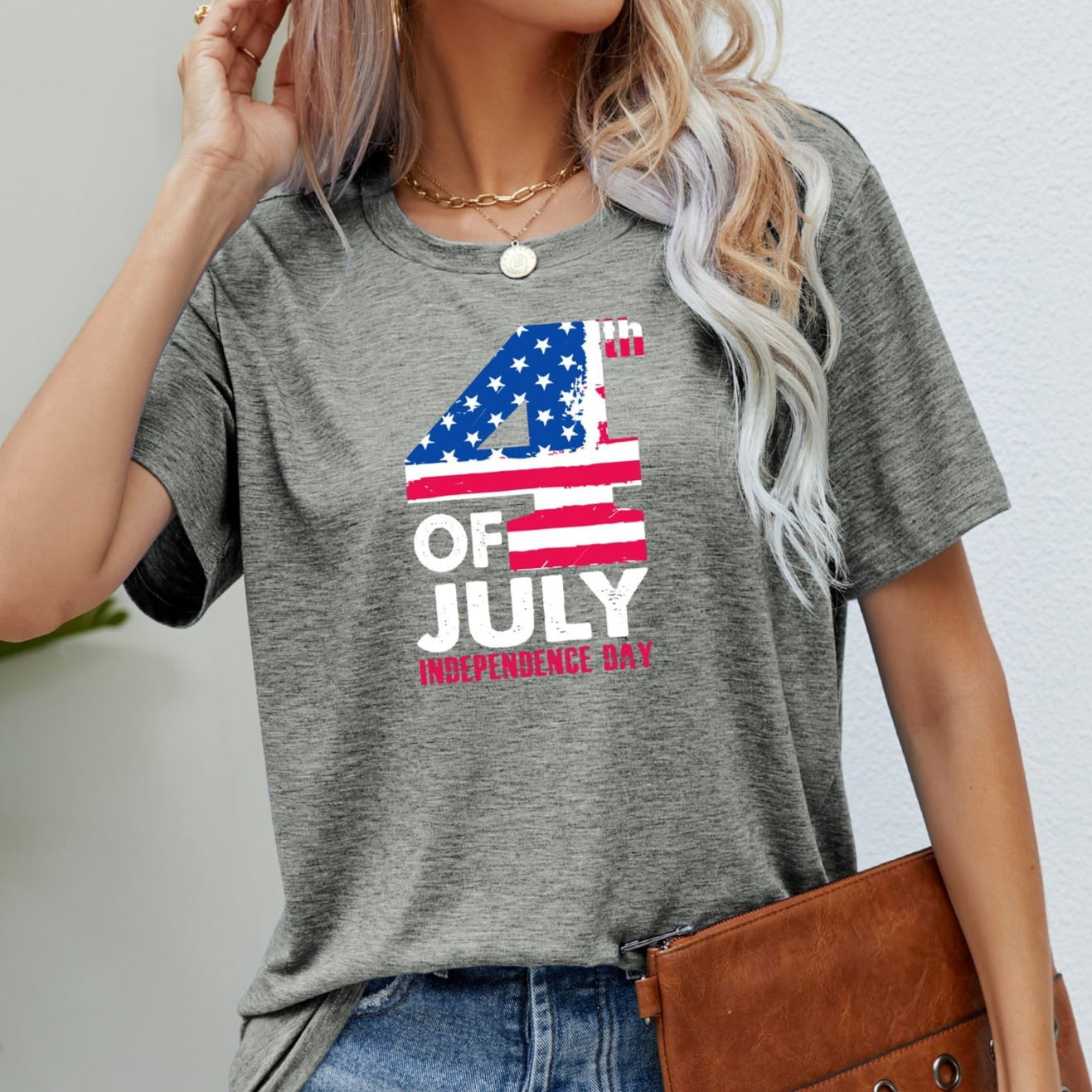 4th Of July Casual T-shirt - JEXIE