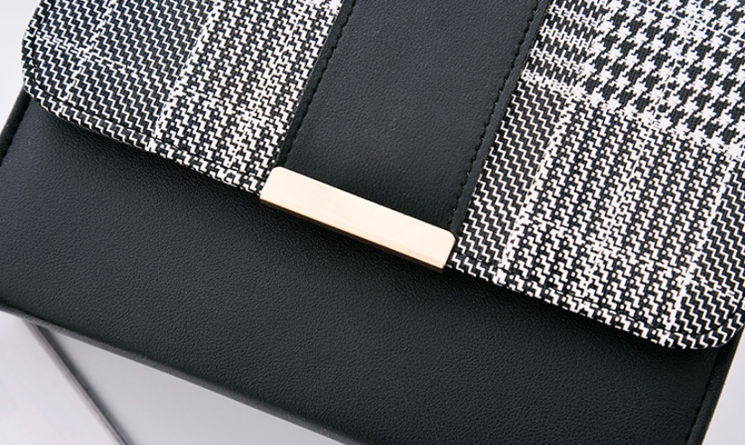 Small Box Plaid Shoulder Bag - JEXIE