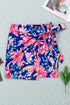 Floral Wrap Mini Skirt - JEXIE