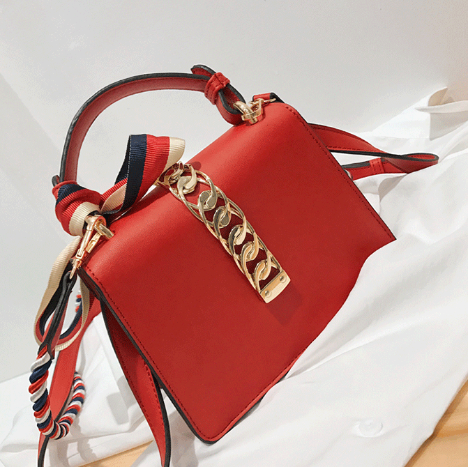 Fashion Chain Ribbon Bag - JEXIE