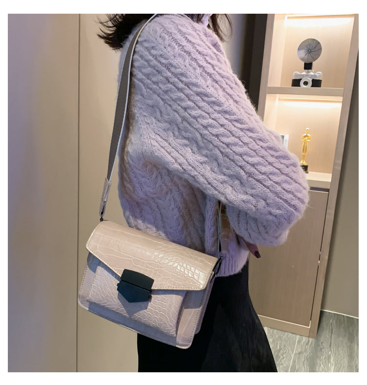 Leather Vintage Crossbody Bag - JEXIE