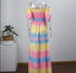 Tie Dye Colors Maxi Dress - JEXIE