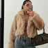 Thick Warm Foxy Fur Short Coat