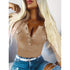 Ribbed Knit Scoop Neck Top - JEXIE