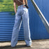 Wide-leg Straight-leg Jeans Pants