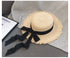 Flat Top Bow Sun Hat - JEXIE