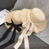 Flat Top Bow Sun Hat - JEXIE