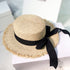 Flat Top Bow Sun Hat - JEXIE