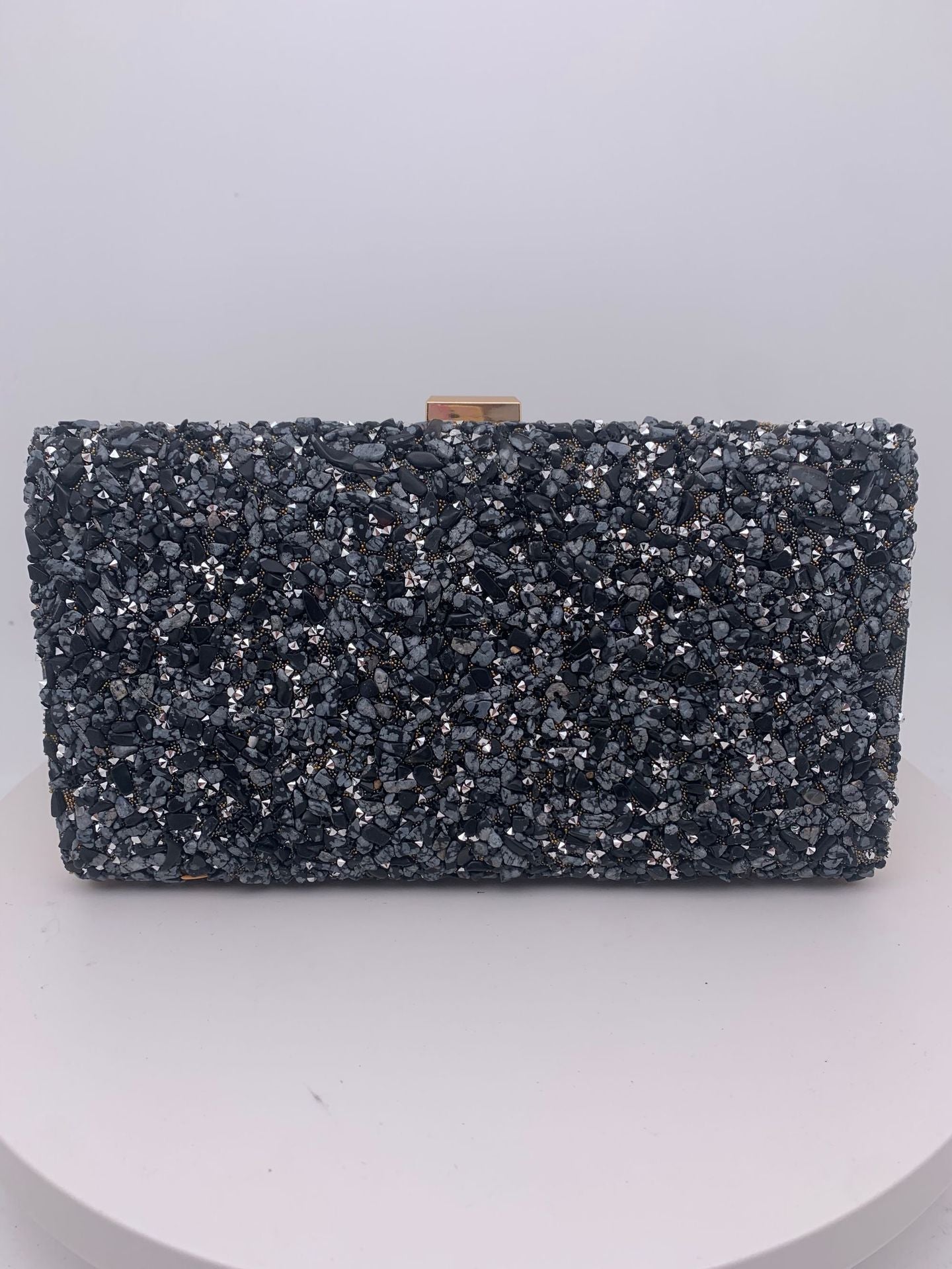 Chic Stones Texture Clutch Bag