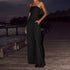 Backless Overalls Wide Leg Pants Jumpsuit
