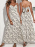 Bohemian Back Tie-Wrap Dress - JEXIE