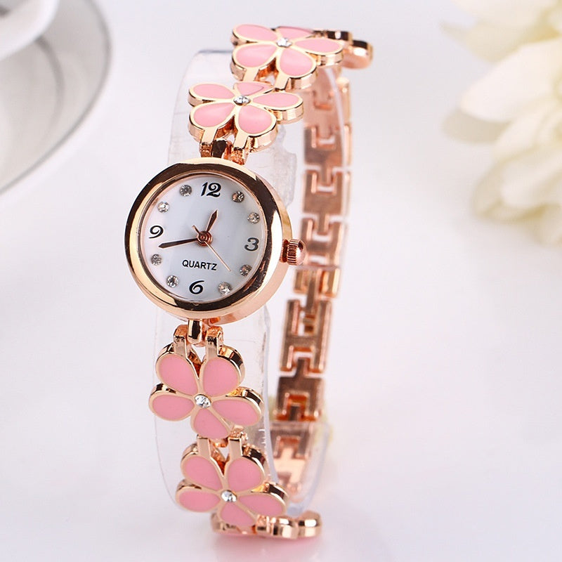 Flowers Bracelet Strap Watch