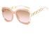 Big Square Rim Chain Sunglasses - JEXIE