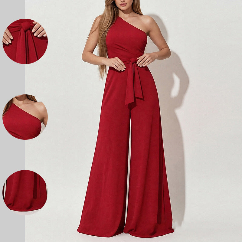 Straight-leg Strapless Jumpsuit JEXIE
