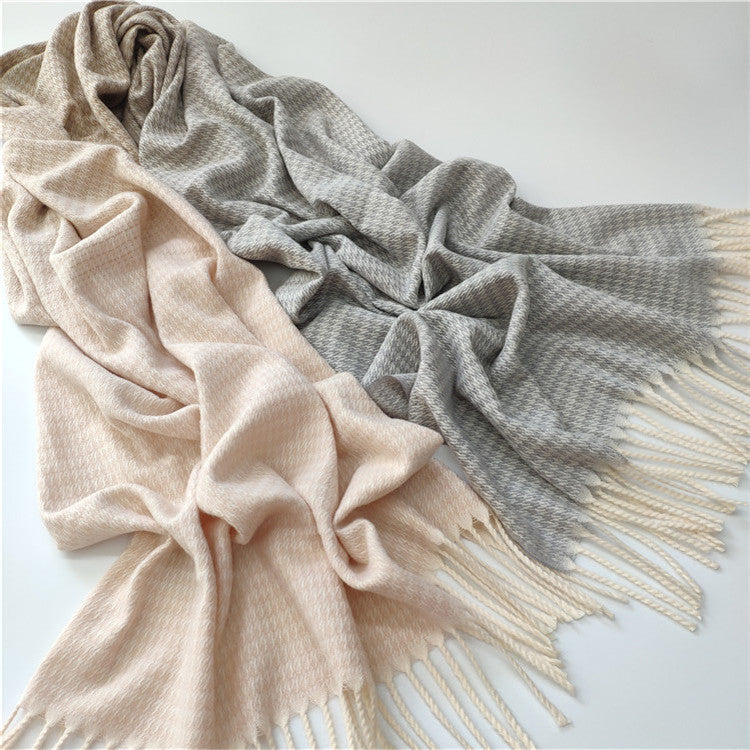 Soft Chic Tassel Edge Scarf