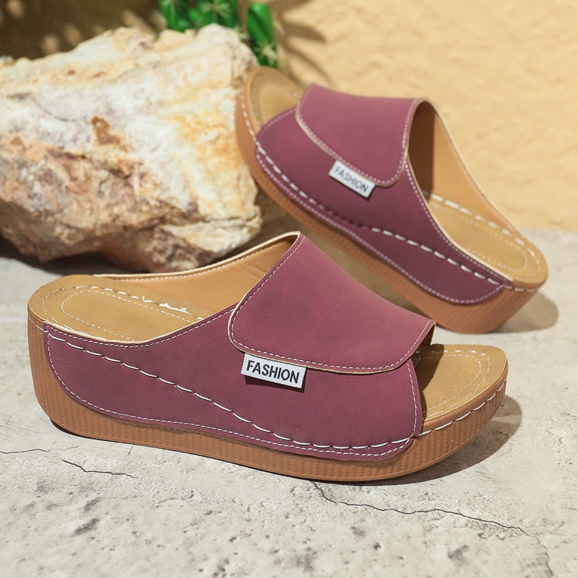 Wedges Roman Fashion Slippers Sandals