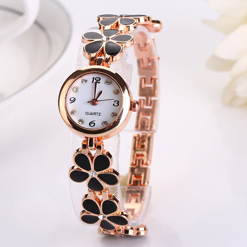 Flowers Bracelet Strap Watch