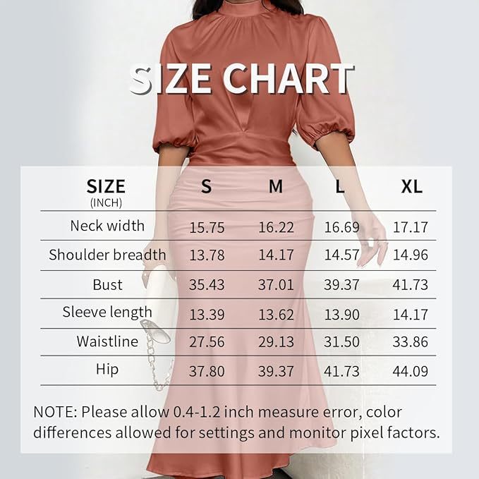 Mock Neck Satin Dress - JEXIE