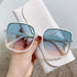 Squared Gradient Color Sunglasses