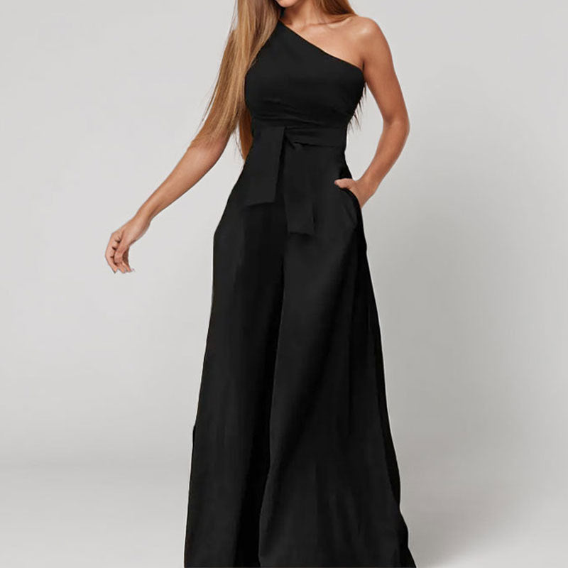 Straight-leg Strapless Jumpsuit JEXIE