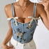 Floral Vintage Corset Style Vest