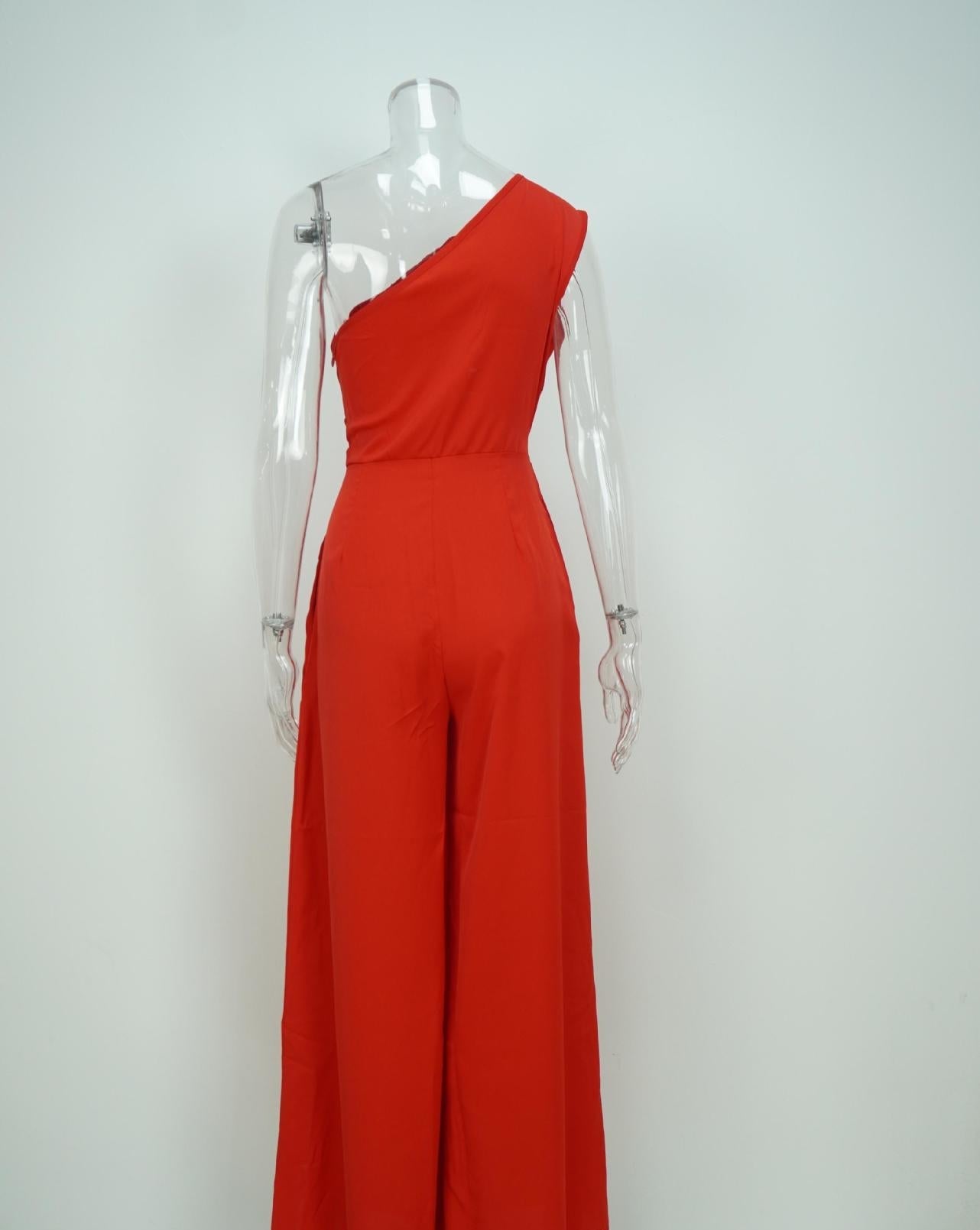 Straight-leg Strapless Jumpsuit JEXIE