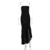 Off-Shoulder Tube Flounced Dress