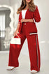 Jacket Wide Leg Trousers Set