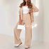 Jacket Wide Leg Trousers Set